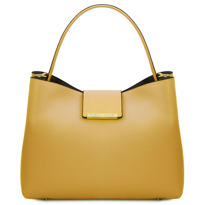 Clio - Leather secchiello bag