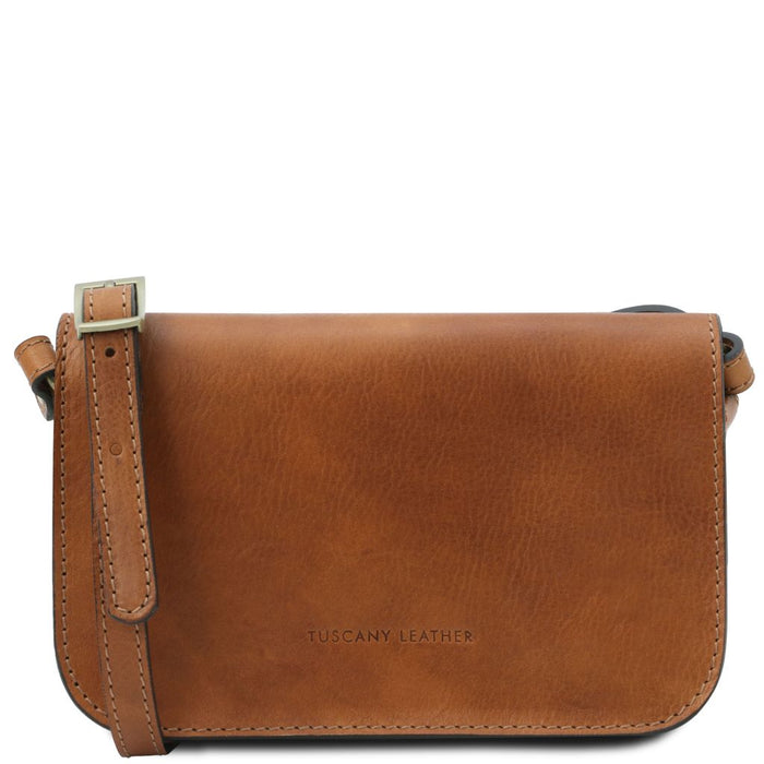 Carmen - Leather Shoulder Bag With Flap (TL141713)