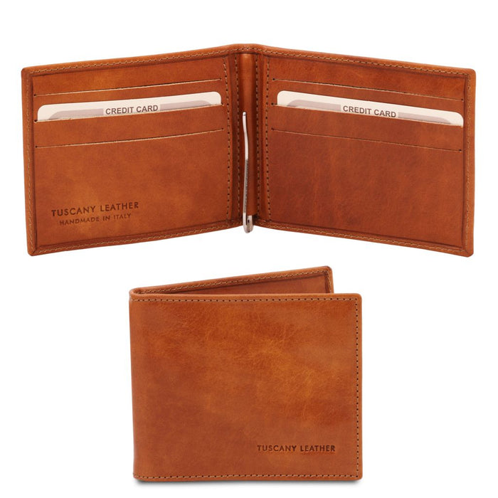 Exclusive Leather Card Holder With Money Clip (TL142055)