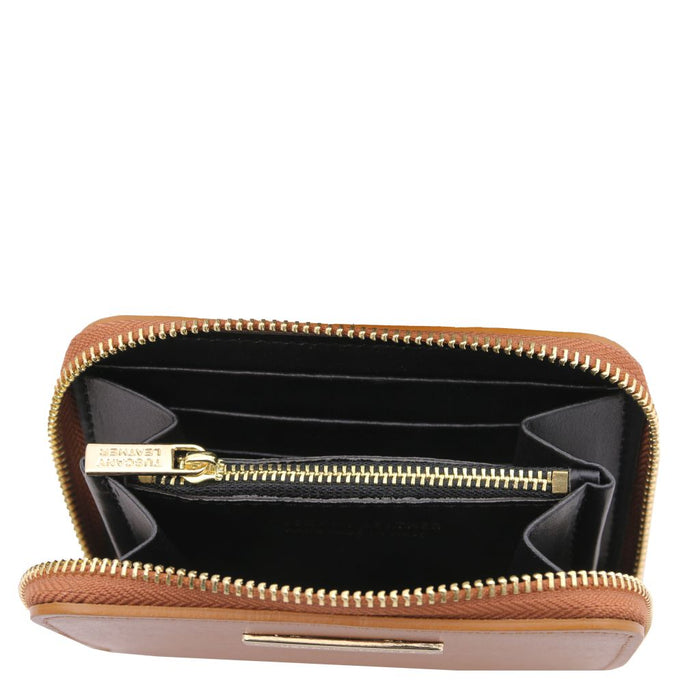 Leda - Exclusive Zip Around Leather Wallet (TL142320)