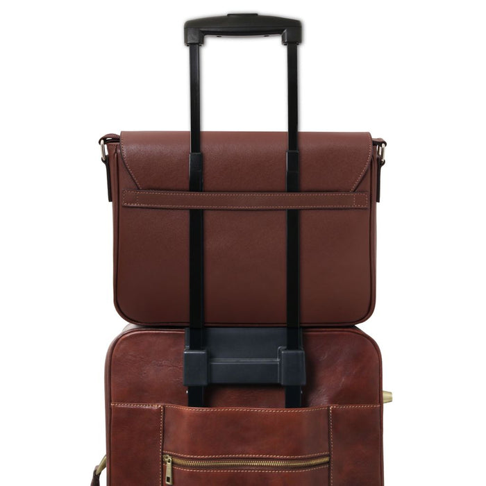Messenger - Saffiano leather messenger bag (TL142549)