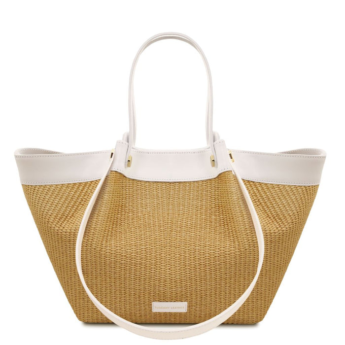 Soleil - Raffia shopping bag (TL142567)