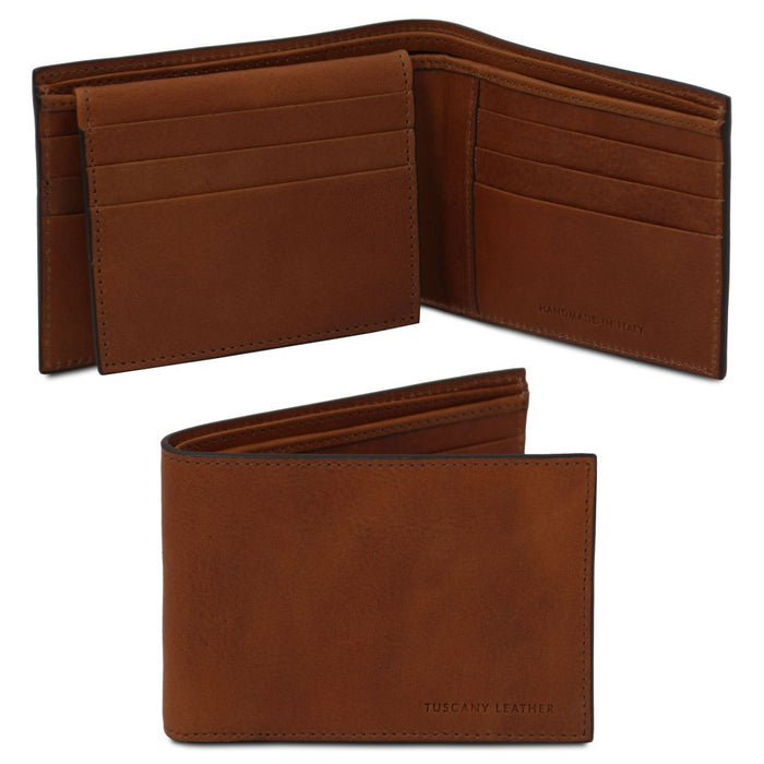 Exclusive 3 fold leather wallet for men (TL142589)