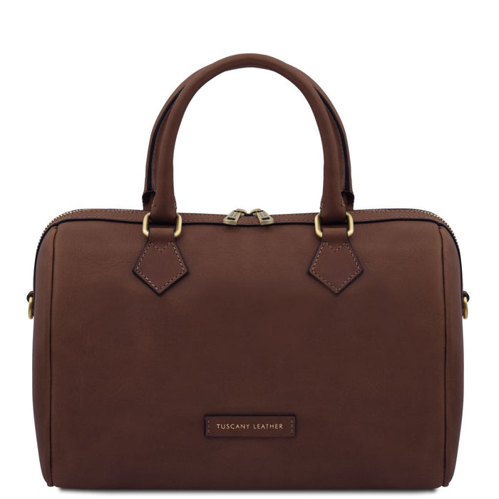 Barrique - Leather duffle bag (TL142573)