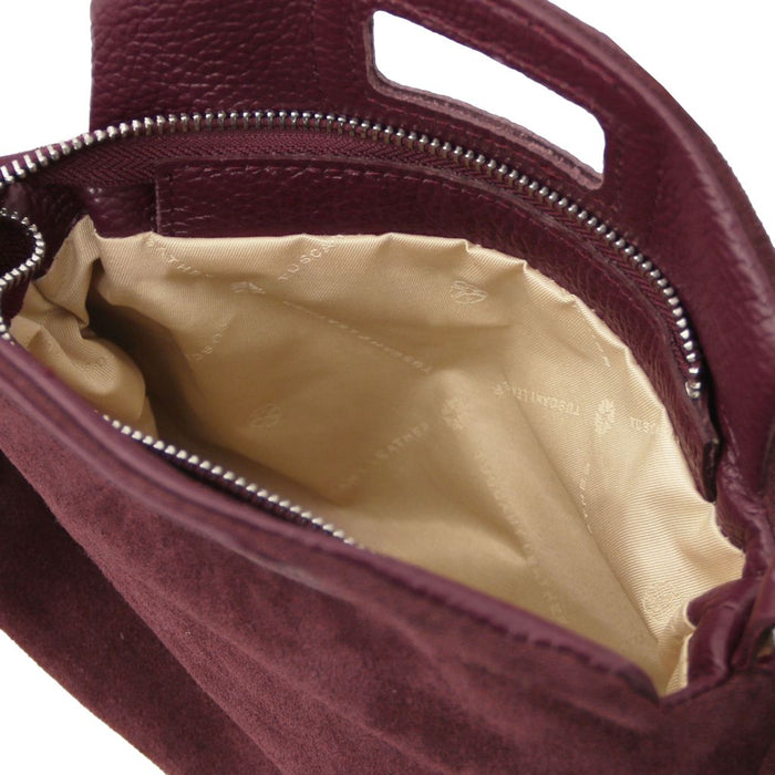 Nomade - Suede Leather Fringe Clutch (TL142496)