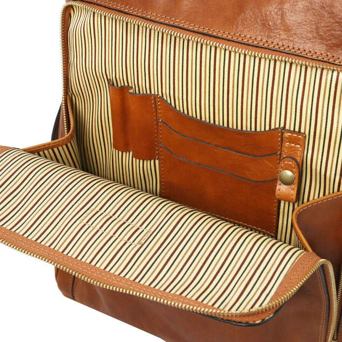 Bangkok - Leather Laptop Backpack - Large Size (TL142336)