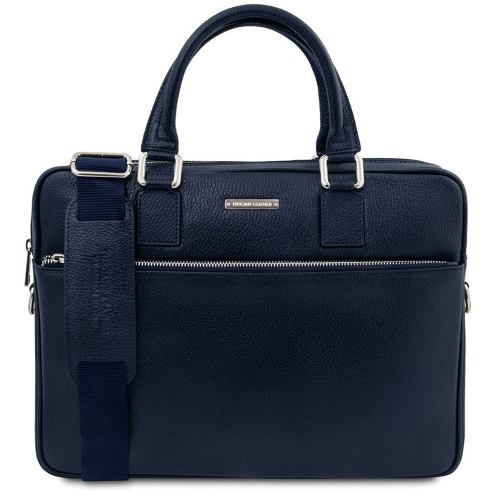Ferrara - Leather laptop briefcase (TL142548)