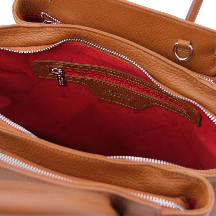 Tulipan - Leather Handbag (TL141727)