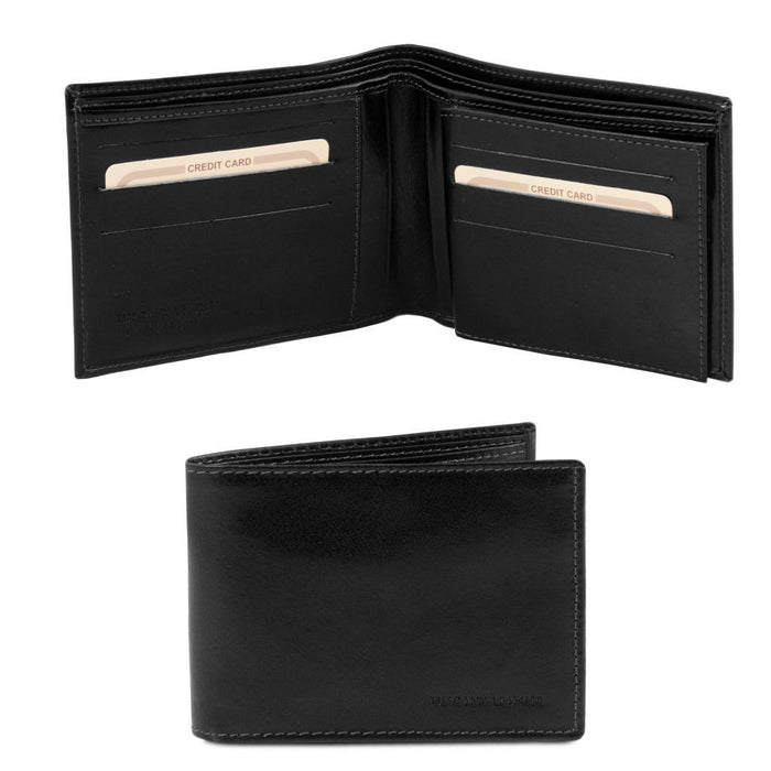 Exclusive 3 Fold Leather Wallet For Men (TL141353)