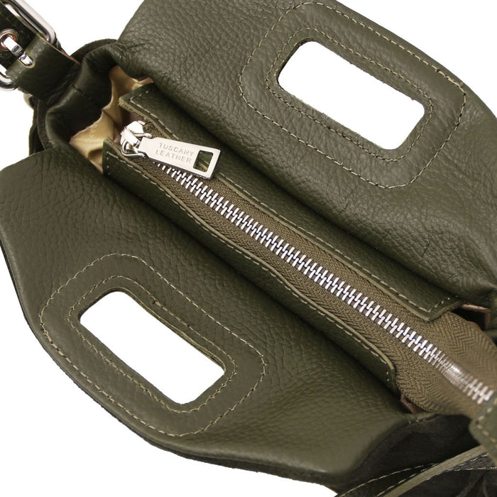 Nomade - Suede Leather Fringe Clutch (TL142496)