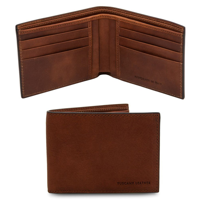 Exclusive 2 fold leather wallet for men (TL142553)