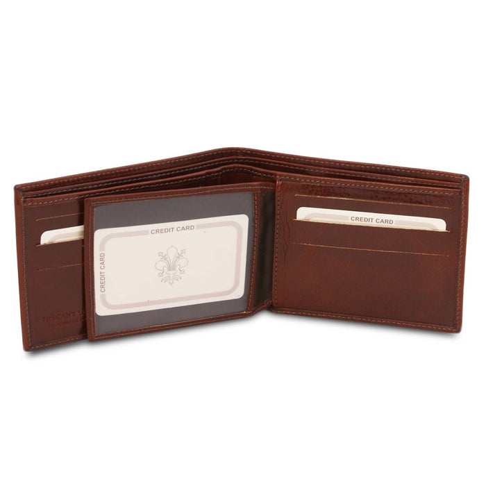 Exclusive 3 Fold Leather Wallet For Men (Tl140817)