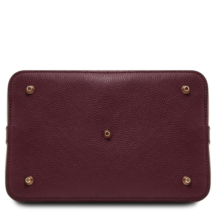 Minerva - Leather Bucket Bag (TL142476)