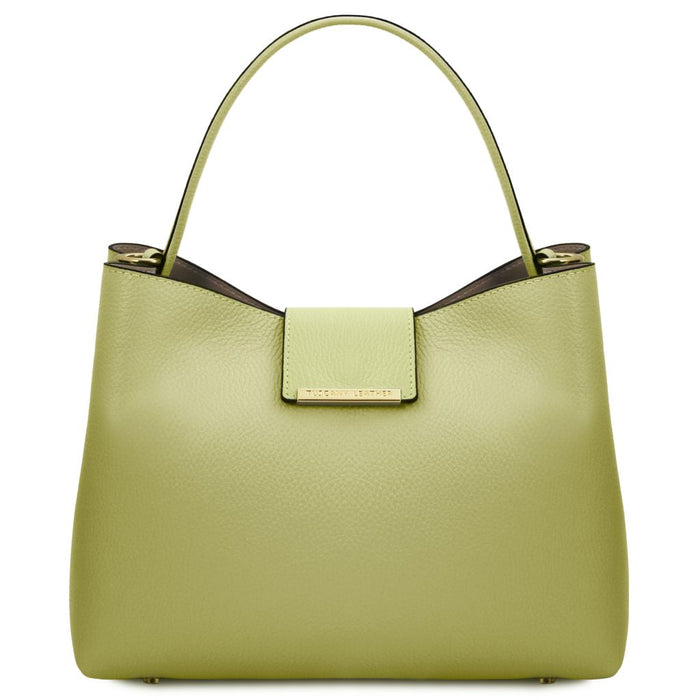 Clio - Leather secchiello bag
