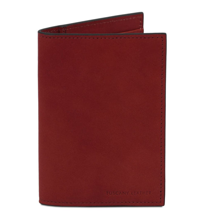 Leather passport cover (TL142605)
