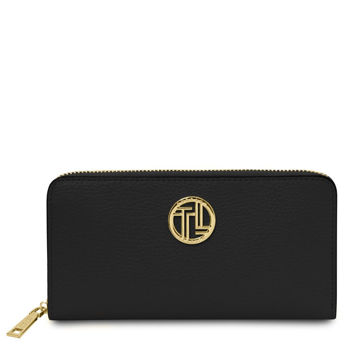 Financier - Exclusive Zip Around Leather Wallet (TL142485)
