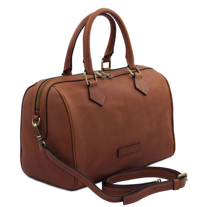 Barrique - Leather duffle bag (TL142573)