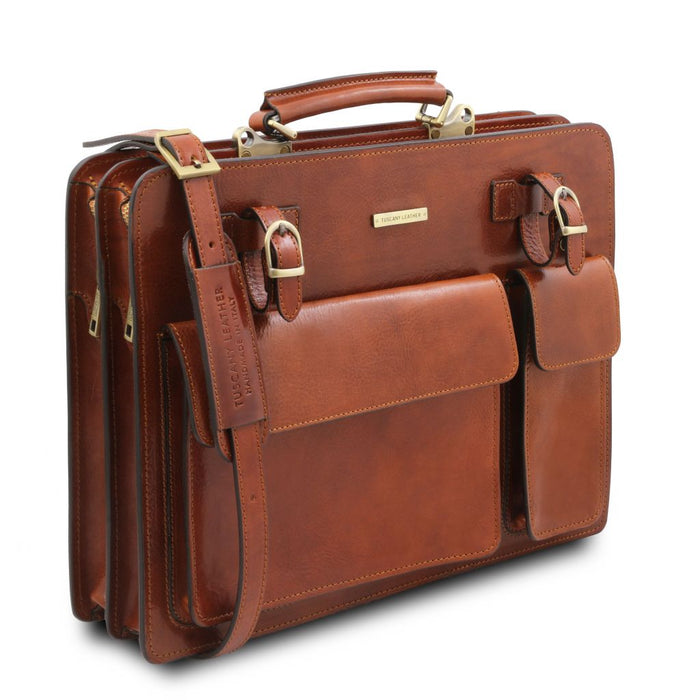 Venezia - Leather Briefcase 2 Compartments (TL141268)