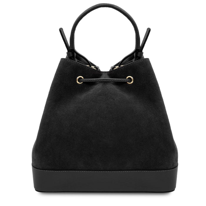 Minerva - Leather Bucket Bag (TL142476)