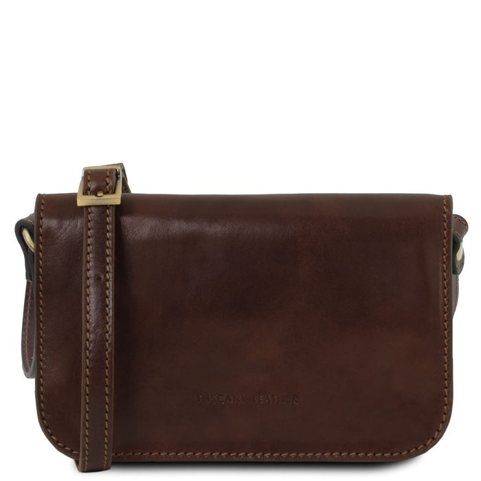 Carmen - Leather Shoulder Bag With Flap (TL141713)