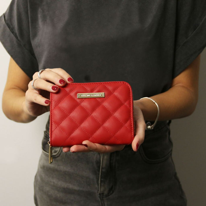 Teti - Exclusive Zip Around Soft Leather Wallet (TL142319)