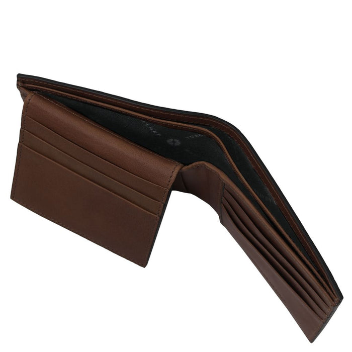 Exclusive 3 fold leather wallet for men (TL142589)