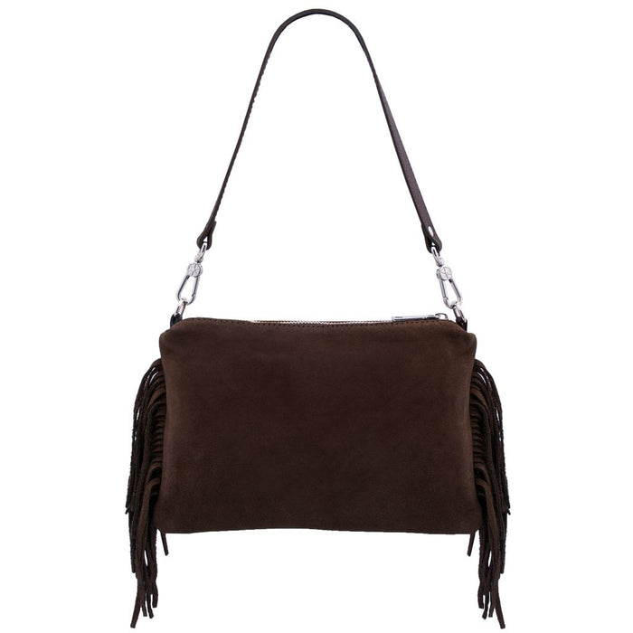 Nomade - Suede Leather Fringe Clutch (TL142495)
