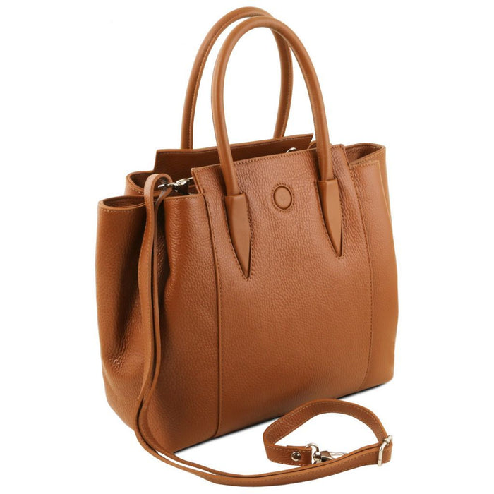 Tulipan - Leather Handbag (TL141727)