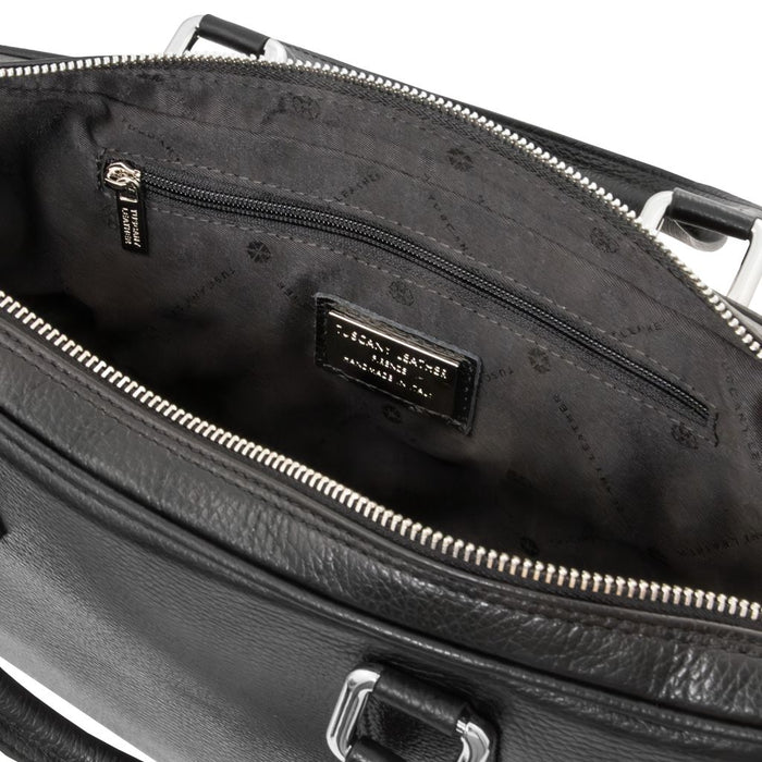Ferrara - Leather laptop briefcase (TL142548)
