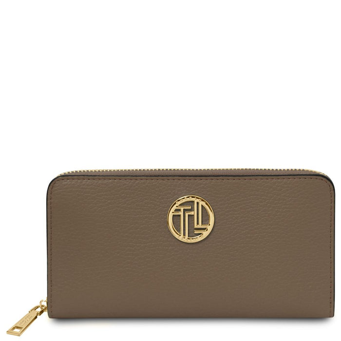 Financier - Exclusive Zip Around Leather Wallet (TL142485)