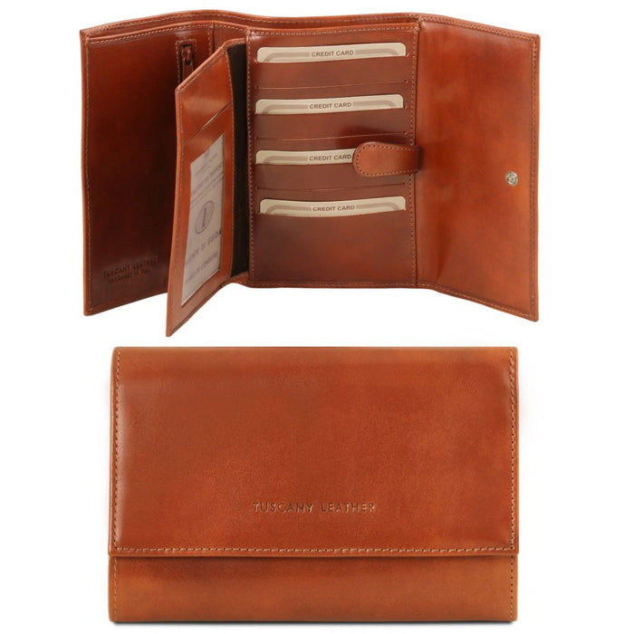 Exclusive 4 Fold Leather Wallet For Women (TL140796)