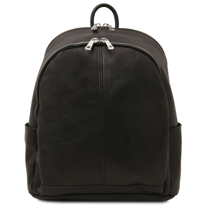 Canberra - 2 Compartments Leather Backpack (TL142460)