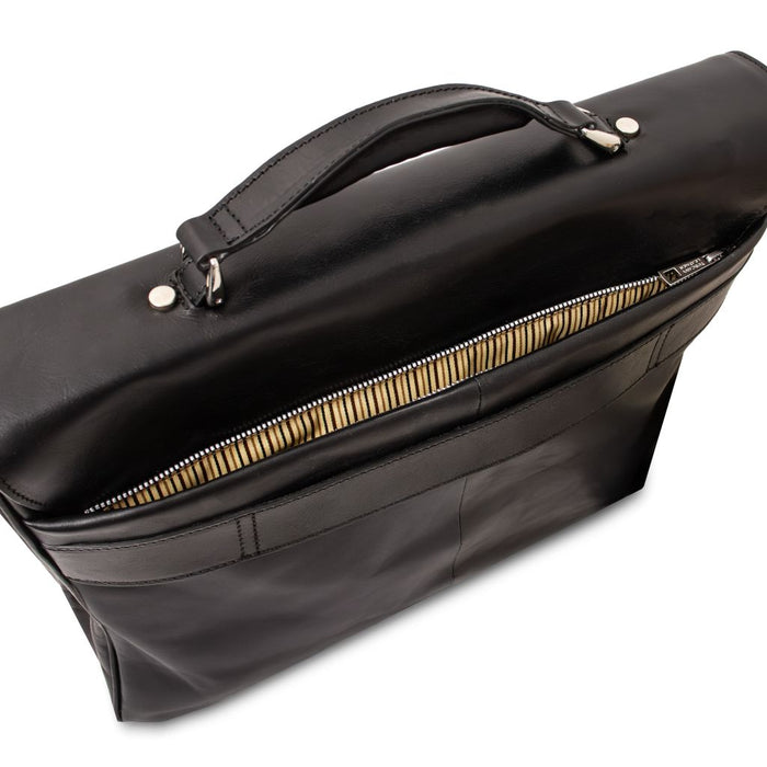 Alessandria - Leather multi compartment TL SMART laptop briefcase (TL140825)