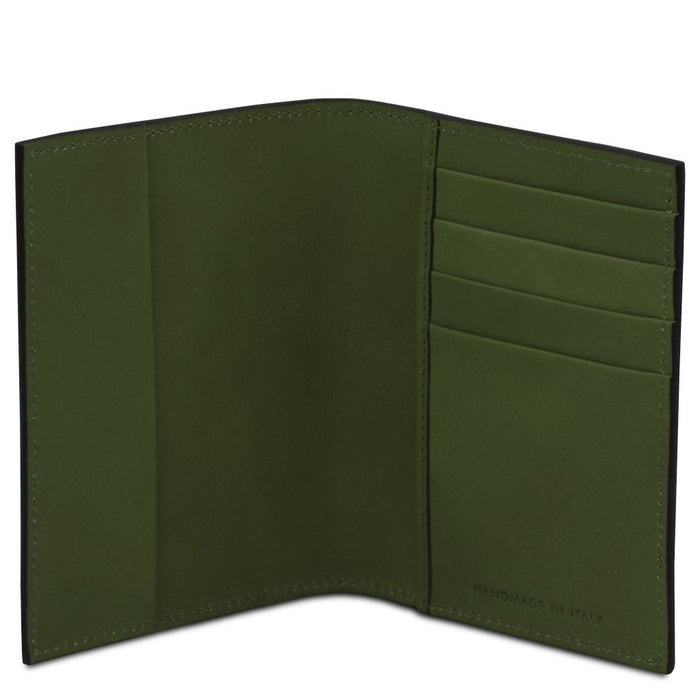 Leather passport cover (TL142605)