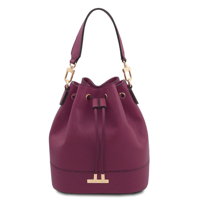 TL Bag - Leather Bucket Bag (TL142146)