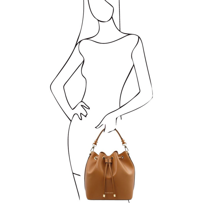 Vittoria - Leather Bucket Bag (TL141531)