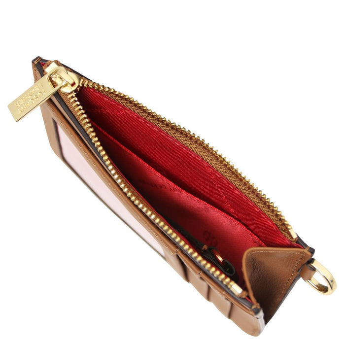 Leather Card Holder With Handle (TL142544)