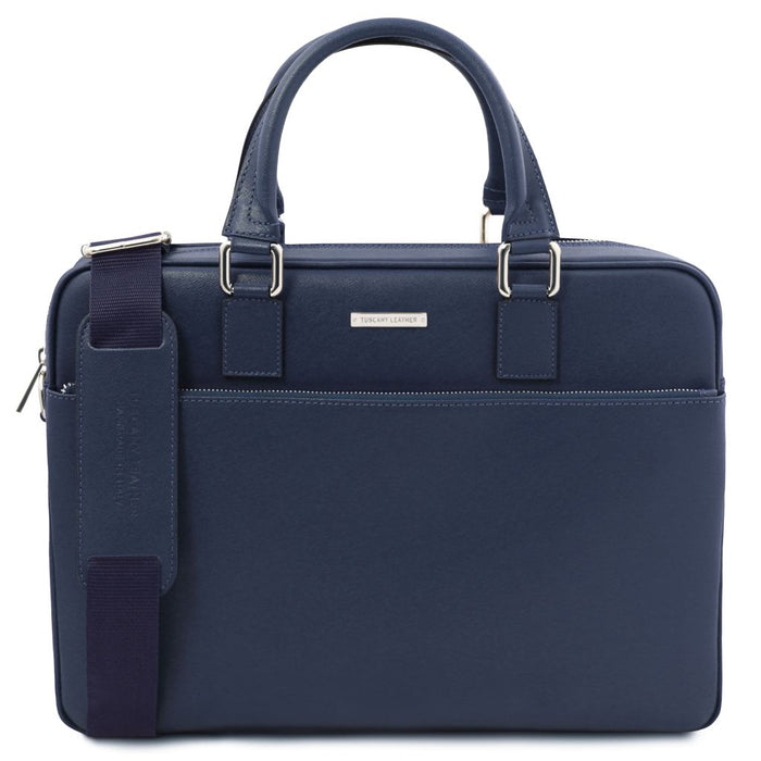 Torino - Saffiano leather laptop briefcase (TL142551)