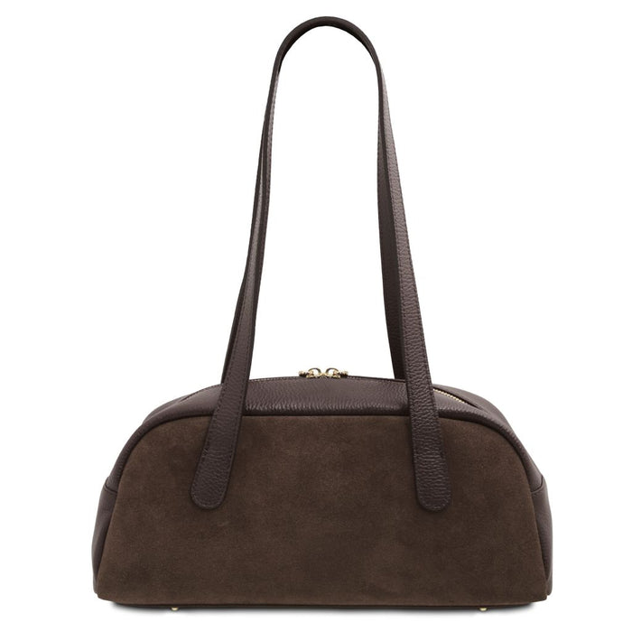 Eclaire - Suede Leather Shoulder Bag (TL142516)