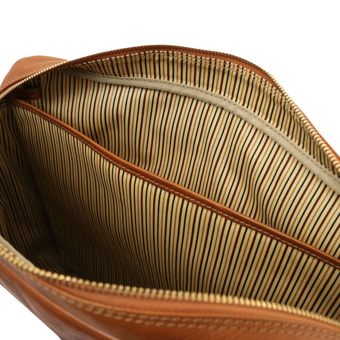 Pisa - Leather Laptop Briefcase With Front Pocket (TL142427)