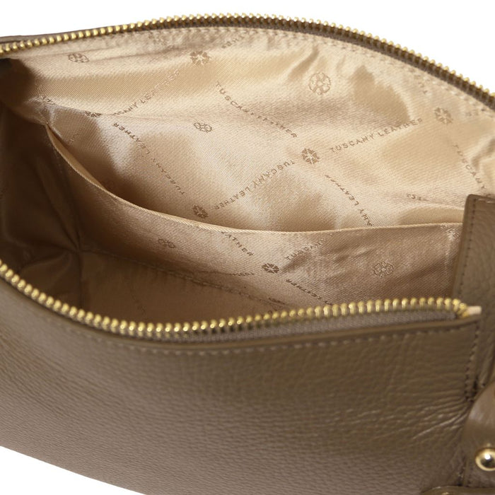 Praline - Soft Leather Duffle Bag (TL142422)