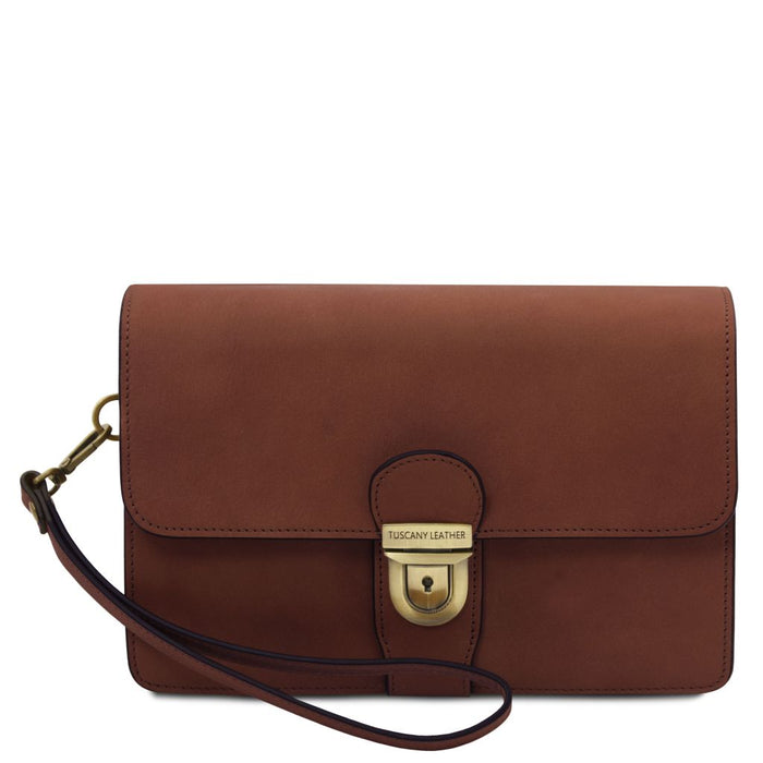 Oliver - Leather handy wrist bag (TL142608)