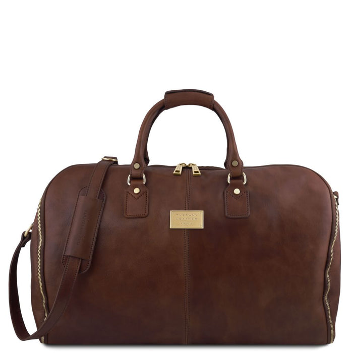 Antigua - Travel Leather Duffle/Garment Bag (TL142341)