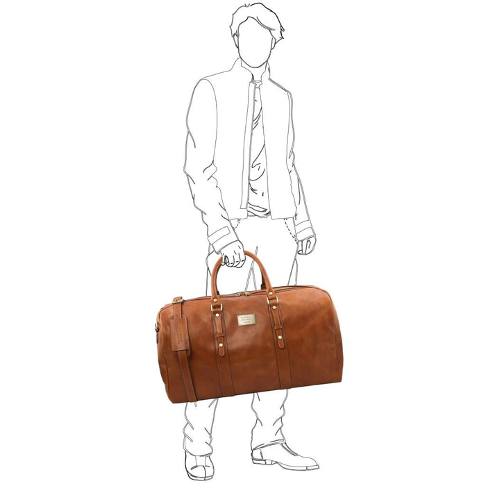 Francoforte - Exclusive Leather Weekender Travel Bag (TL142338)