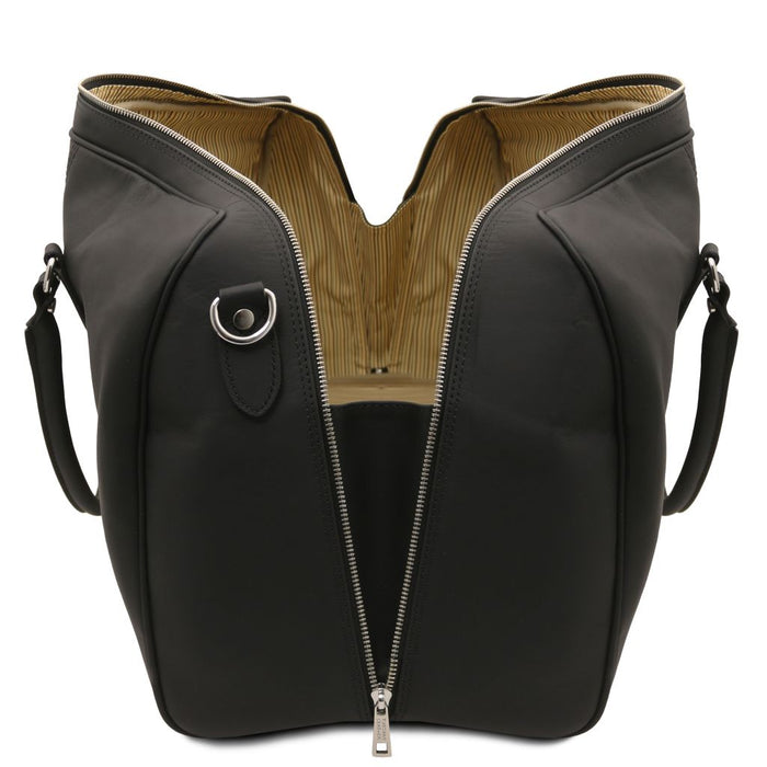 Lisbona - Travel leather duffle bag - Large size (TL142557)