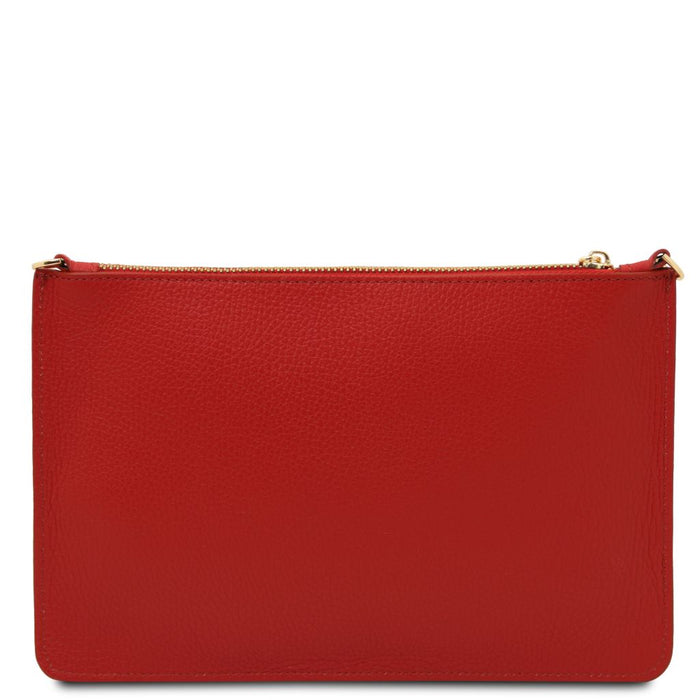 Diva - Leather Clutch with Chain Strap (TL142461)
