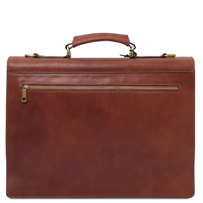 Cremona - Leather Briefcase 3 Compartments (TL142448)