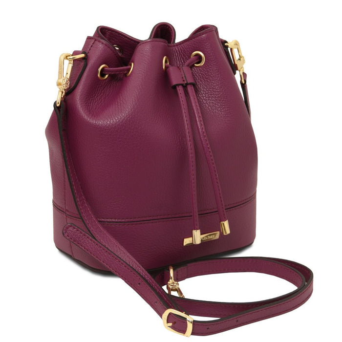 TL Bag - Leather Bucket Bag (TL142146)