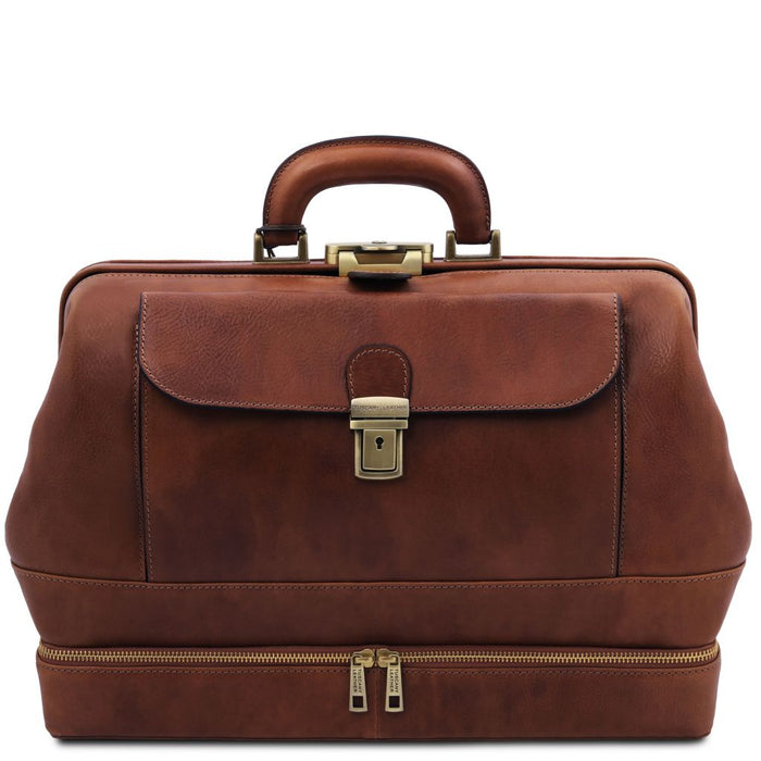 Giotto - Exclusive Double-Bottom Leather Doctor Bag (TL142344)