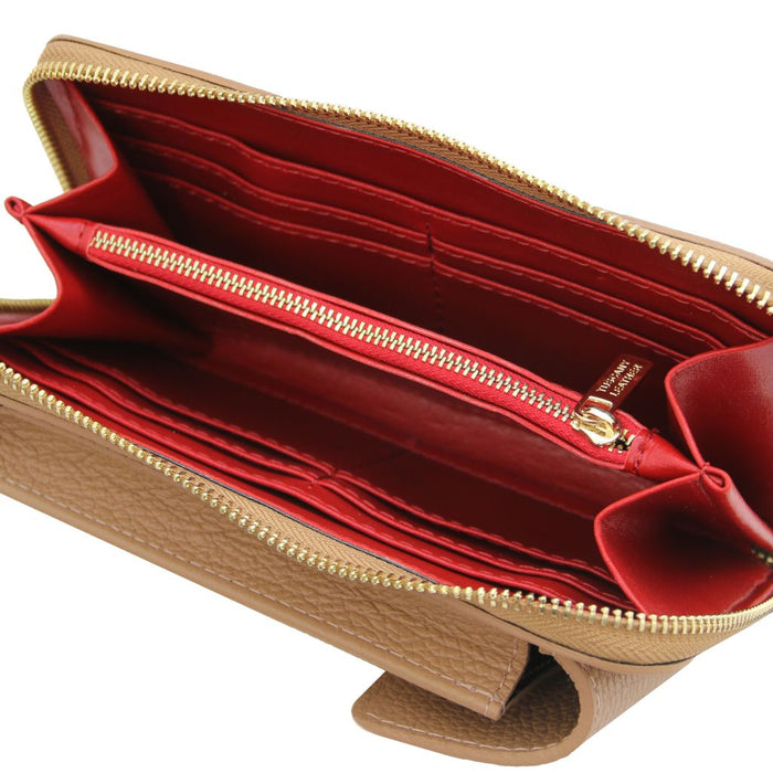 Tl Bag - Leather Wallet/Phone Holder With Strap